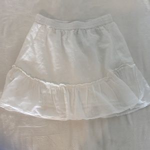 NEW white hollister ultra high rise skirt size xs